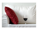 Buy Afternoon Wine Glass and Sofa at AllPosters.com