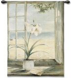 Ocean Amaryllis Wall Tapestry