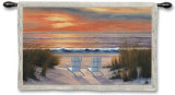 Paradise Sunset Wall Tapestry