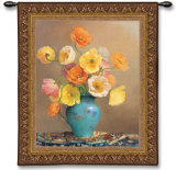 Poetic Poppies Wall Tapestry
