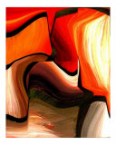 Buy Bright Earth Tone Abstract at AllPosters.com