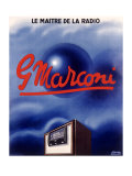 Buy Marconi Tube Radio Set at AllPosters.com
