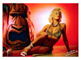 Buy Pin-Up Girl: Holly Marilyn Tiki at AllPosters.com