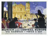 LNER, Munich and Central Europe, Lner, 1929 Giclee Print