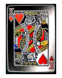 Buy Embossed King Of Hearts at AllPosters.com