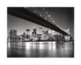 New York, New York, Manhattan Skyline Art Print