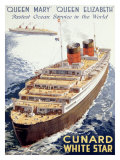 Cunard Line, Queen Elizabeth, Queen Mary