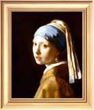 Girl with a Pearl Earring Framed Art Print