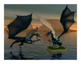 Buy Fighting Dragons at AllPosters.com
