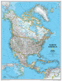 Buy North America Political Map at AllPosters.com