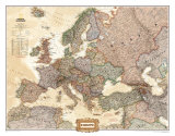 Buy Europe Political Map, Executive Style at AllPosters.com