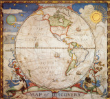 Map of Discovery, Western Hemisphere