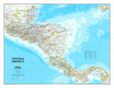 Buy Map of Central America at AllPosters.com