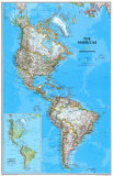 Buy The Americas Political Map at AllPosters.com