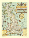 Buy Map of Shakespeare's Britain at AllPosters.com