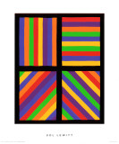 Color Bands in Four Directions, c.1999