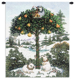 Partridge in a Pear Tree Wall Tapestry