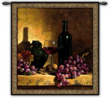 Wine Bottle with Grapes
