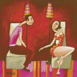 Buy Tete A Tete Under the Lampshade at AllPosters.com