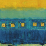 Blue Train Art Print