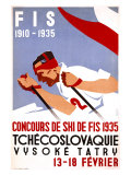 Buy Czech Downhill Snow Ski at AllPosters.com