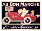 Buy Childrens au Bon Marche Roadster at AllPosters.com