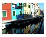 Buy Hanging Laundry Alongside a Burano Canal at AllPosters.com