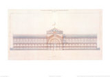 Buy Cast Iron and Glass Industrial Pallet for the Champs-Elysees, Main Facade, c.1852 at AllPosters.com