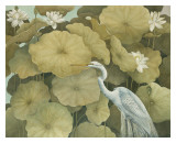 Buy Heron With Plants at AllPosters.com