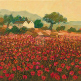 Buy Poppy Field near Aix-En-Provence at AllPosters.com