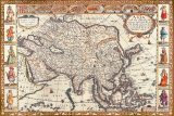 Antique Map, Asia, 1626