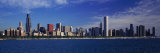 Skyline from Lake Michigan, Chicago, Illinois, USA