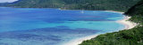 High Angle View of a Coastline, Seven Mile Beach, Caribbean Sea, Grand Cayman, Cayman Islands