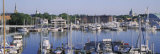 View of Yachts in a Bay, Annapolis MD Naval Academy and Marina, Annapolis, USA