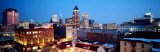 Winter Skyline at Night, Milwaukee, Wisconsin, USA