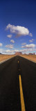 Empty Road, Clouds, Blue Sky Monument Valley, Arizona, USA