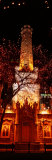 Night, Old Water Tower, Chicago, Illinois, USA