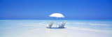 Beach, Ocean, Water, Parasol and Chairs, Maldives