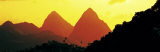 Sunset, Twin Pitons, St. Lucia, West Indies