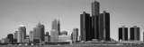 Skyscrapers in the City, Detroit, Michigan, USA