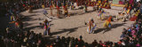Buy High Angle View of Mask Dancers, Tongren County, Qinghai Province, China at AllPosters.com