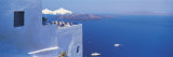 Building on Water, Boats, Fira, Santorini Island, Greece