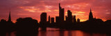 Cityscape, Main River, Frankfurt, Germany