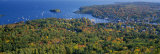 Aerial View of a Harbor, Camden, Maine, USA