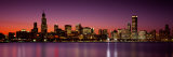 Dusk, Skyline, Chicago, Illinois, USA Fotografie-Druck