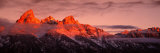 Sunrise, Teton Range, Grand Teton National Park, Wyoming, USA
