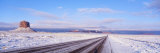 Winter, Road Monument Valley Arizona USA