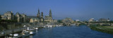 Tourboats in a River, Elbe River, Dresden, Germany