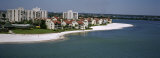 Aerial View of Hotels on the Beach, Gulf of Mexico, Clearwater Beach, Florida, USA