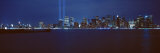 Lower Manhattan, Beams of Light, New York City, New York State, USA